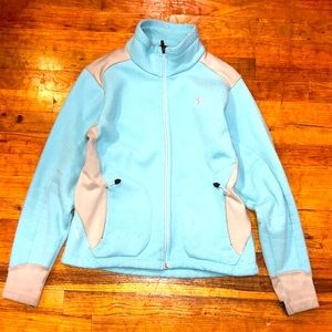 Vintage Polartec Fleece Jacket Eastern Mountain Sports Turquoise